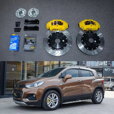 Αγορά 4 Πιστόνια Racing Caliper Chevrole Big Brake Kit 355*28 MM High Carbon Disc Racing And Brake Pads For Trax 17 Inch Rim (Πακέτο μεγάλων φρένων με υψηλό άνθρακα) ηλεκτρονική κατασκευή