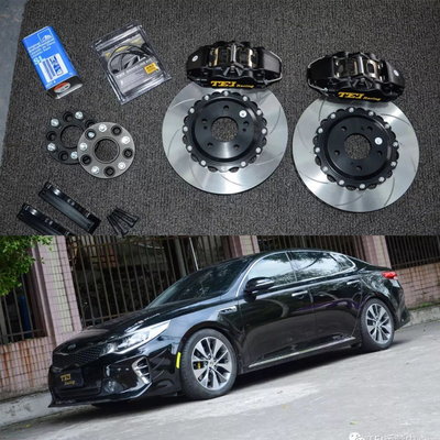 Αγορά 4 Πιστόνια Racing Caliper Kia Μεγάλο Κιτ Φρένων Με 330 * 28 MM High Carbon Disc Racing Και Φρένα Pads Για K5 17 ίντσες Rim ηλεκτρονική κατασκευή