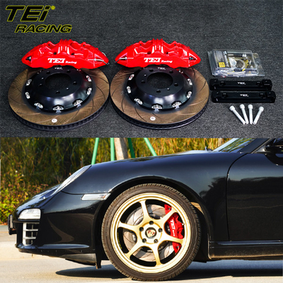 Αγορά Μπροστά Big Brake Kit 6 Πιστόν Caliper με 378 * 32mm ρότορα BBK αυτόματο σύστημα πέδησης για Porsche 911 19 ίντσες όπισθο αυτοκινήτου ηλεκτρονική κατασκευή