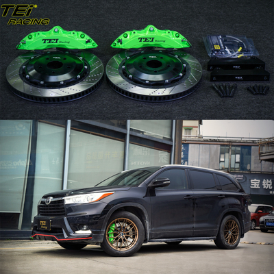 Αγορά Μπροστά Big Brake Kit 6 Piston Caliper με 378x32mm ρότορα BBK αυτόματο σύστημα φρένων για Toyota Highlander 19 ιντσών όπισκος αυτοκινήτου ηλεκτρονική κατασκευή