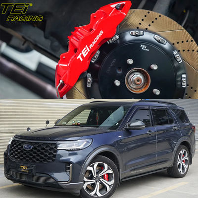 ποιότητας  Front 6 Piston And Rear 4 Piston Caliper BBK Auto Brake System For FORD EXPLORER 21 Inch Rim Εργοστάσιο