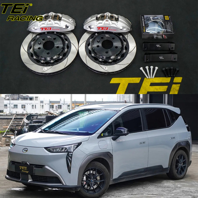 Αγορά Μπροστά Big Brake Kit 6 Piston Caliper με330x28mm rotor BBK αυτόματο σύστημα φρένων για AION Y 17 Inch car rim ηλεκτρονική κατασκευή