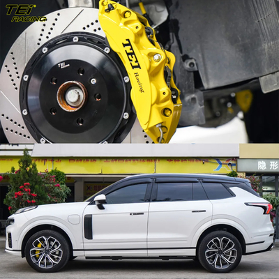 Αγορά Μπροστά Big Brake Kit 6 Πιστόν Caliper με 378x32mm ρότορα BBK αυτόματο σύστημα πέδησης για Lynk & Co 09 20 ιντσών ελαστικό αυτοκινήτου ηλεκτρονική κατασκευή