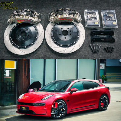 Αγορά Μπροστά Big Brake Kit 6 Πιστόν Caliper με 405x34mm ρότορα BBK αυτόματο σύστημα φρένων για ZEEKR 001 22 ιντσών ελαστικό αυτοκινήτου ηλεκτρονική κατασκευή