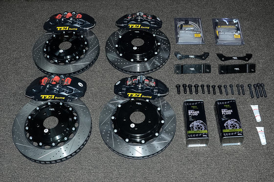 Αγορά Μεγάλο κιτ φρένων 355 * 32mm Ροτόρα για Infiniti G37 Μπροστά 4 piston Caliper με 345 * 28mm Ροτόρα για πίσω 18 ίντσες τροχός ηλεκτρονική κατασκευή