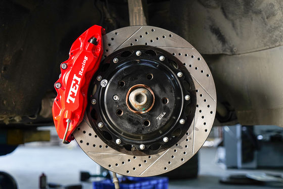 Αγορά BBK για Audi A4 B9 6 Στρίβας με τσιμπήματα 355 * 32mm Ροτόρα 18 ιντσών Τεχνουργήματα φρένων τροχών ηλεκτρονική κατασκευή