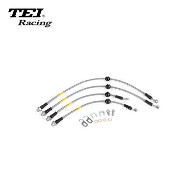 Tei Racing Brake Line Rubber υψηλής απόδοσης με χαλύβδινο σύρμα εξωτερικά απόκριση φρένου επιτάχυνσης λαδιού φλοιού