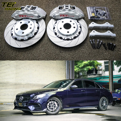 Μπροστά Big Brake Kit 6 Πιστόν Caliper με 355x32mm ρότορα BBK αυτόματο σύστημα φρένων για Mercedes Benz E200L 18 ίντσες όπισθο αυτοκινήτου