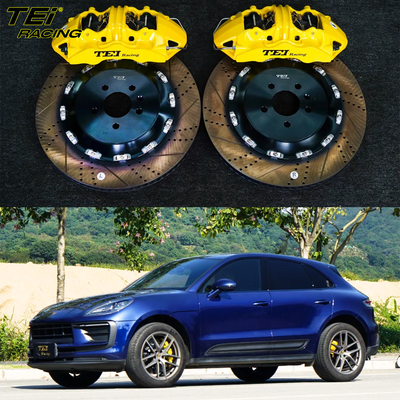 Μπροστά Big Brake Kit 6 Πιστόν Caliper με 405x34mm ρότορα BBK αυτόματο σύστημα πέδησης για Porsche Macan 20 ίντσες όπισθο αυτοκινήτου