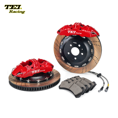 TEiRacing Street Version S60-Plus 6 Pot Monoblock Caliper Μεγάλο κιτ φρένων για 19/20/21/22 Inch Rim