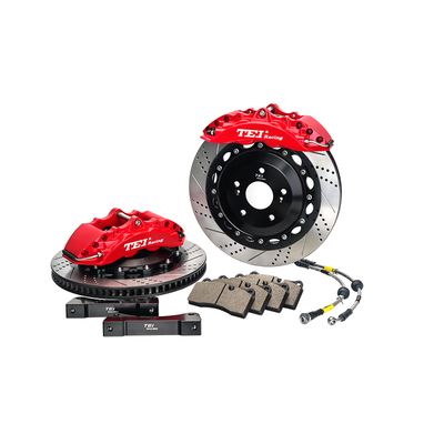 TEIRacing P40NS-R Κιτ Δαγκάνας Φρένων Υψηλής Απόδοσης Πίσω Τακάκια Φρένων 4 Εμβόλων Για Honda/Cadillac/Toyota/BMW/VW Για Τροχούς 17/18 ιντσών