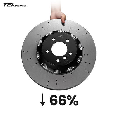 TEI New Brake Caliper Kit Carbon Fiber Ceramic Brake Disc Kit 400x36mm 410x36mm 420x40mm for nissan GTR R35